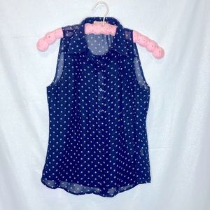 Mine Button up poka for blouse size medium